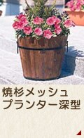 焼杉プランター深型