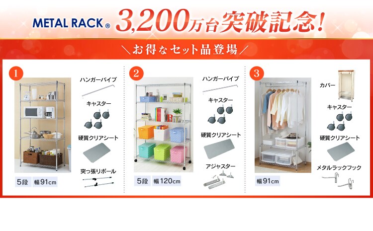 3,200万台突破記念!お得なセット品登場