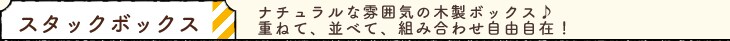 �X�^�b�L���O���[