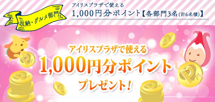 アイリスプラザポイント1000ポイント