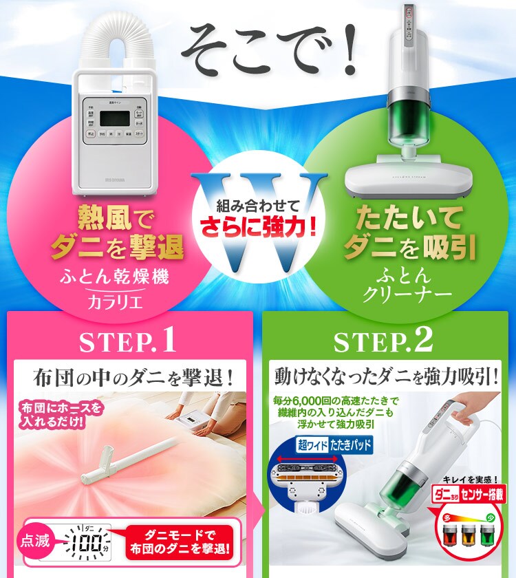 組み合わせ使用でさらに強力