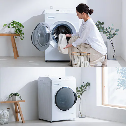 【設置無料】 洗濯乾燥機 ドラム式 8kg 乾燥5kg 左開き 温水洗浄 節水 ファイブセンシング FLK852-W ホワイト【代引き不可】_12