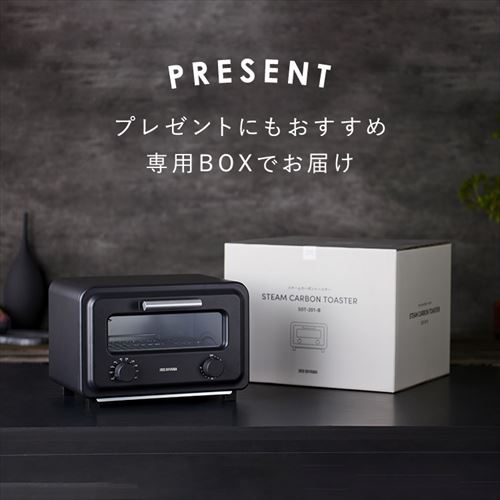 トースター スチームカーボントースター 2枚焼き SOT-201-B チャコール
