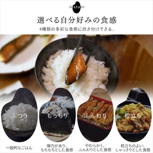 炊飯器 5.5合 圧力IH 50銘柄炊き RC-PGA50-B ブラック 105748