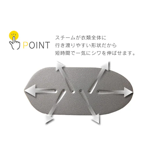 衣類用スチーマー IRS-02-W ホワイト_6