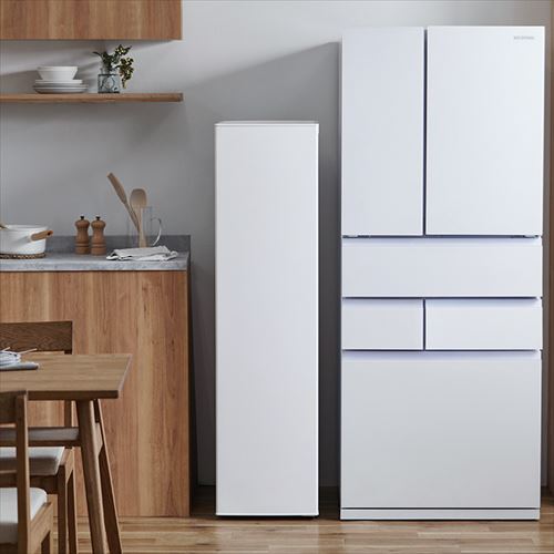 実質49,800円】冷凍庫 120L 幅スリム 自動霜取り【スキマックス