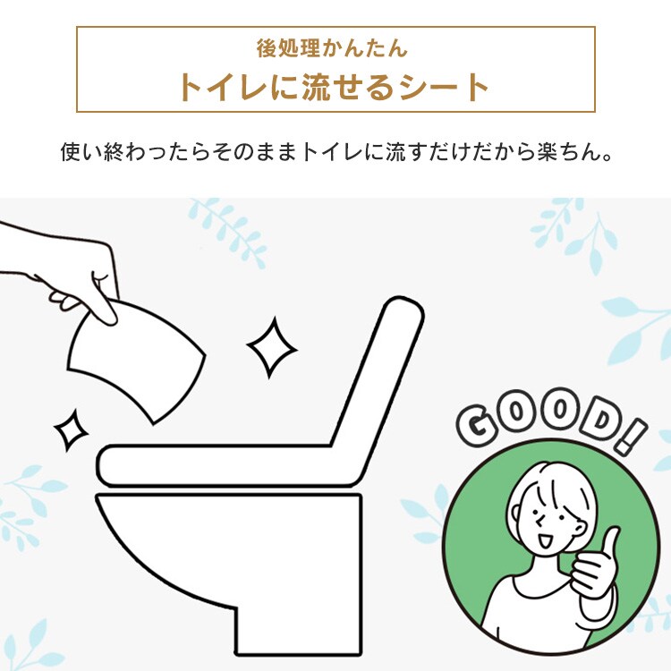 20個セット】トイレに流せるおしりふき VAOSR-72 1928968 │アイリス