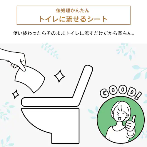 【4個セット】トイレに流せるおしりふきVAOSR-72_5