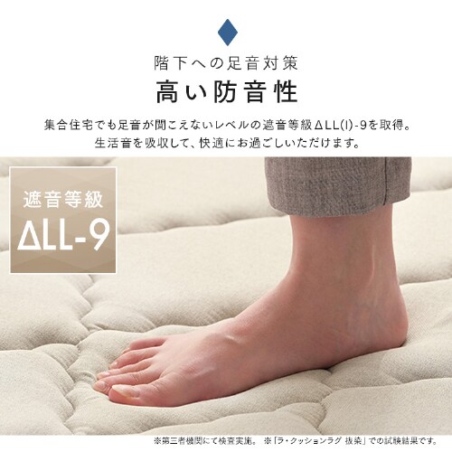 ���O ���E�N�b�V�������O �L���e�B���O�� 185cm�~185cm 2�� ����3cm �l�C�r�[ ACRQ-C1818_11