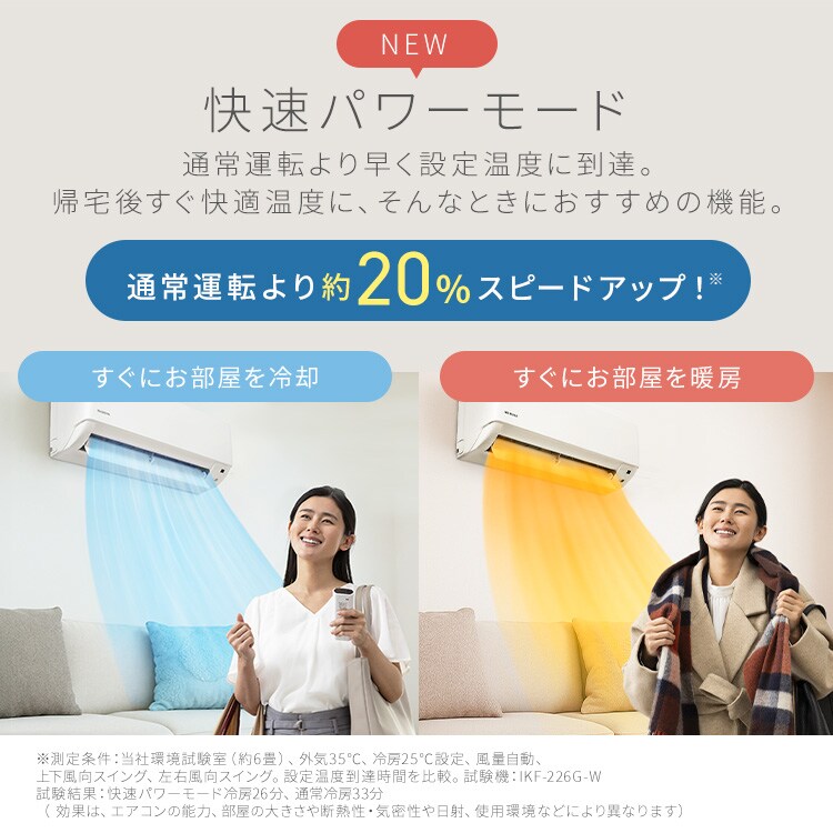 安心の電気工事士がお伺い致します！超高年式2024年製！人気の6畳用！一ランク上の機種！取り付け工事付き！取外し工事無料！保証付き！配送込み♪エリア限定 安心の電気工事士がお伺い致します！超高年式2024年