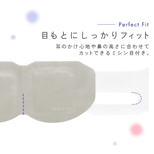 5枚入り】モイスクル じんわりホットアイマスク 無香料 HIM-M5 106984