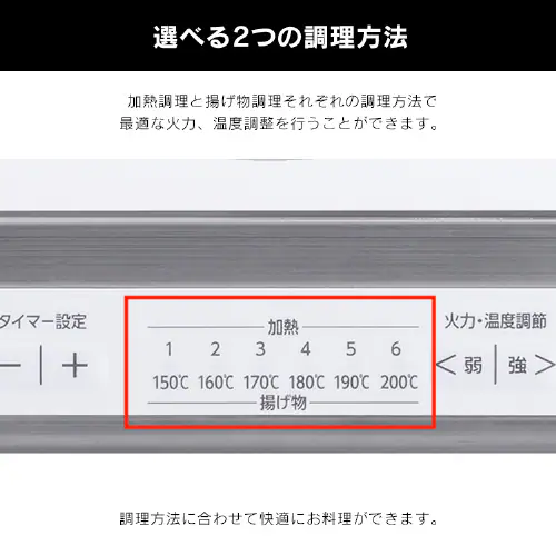 IHクッキングヒーター 1口 2000W IHコンロ 一人暮らし IHC-B123 ホワイト_4