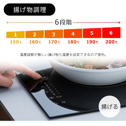 2口ビルトインIH デザインタイプ IHC-BFL221-B ブラック 幅32cm【代引き不可】_8