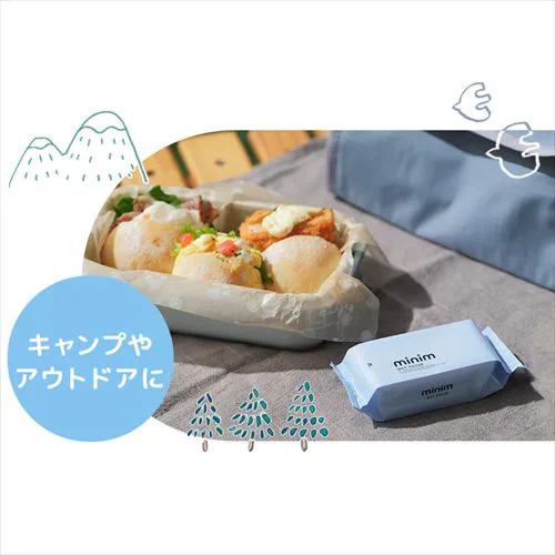 ミニ流せるウェットシート minim 8枚入×6個 POF-6PN_5