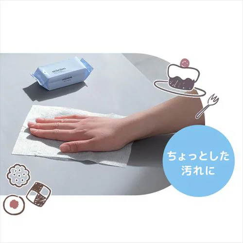 ミニ流せるウェットシート minim 8枚入×6個 POF-6PN_6