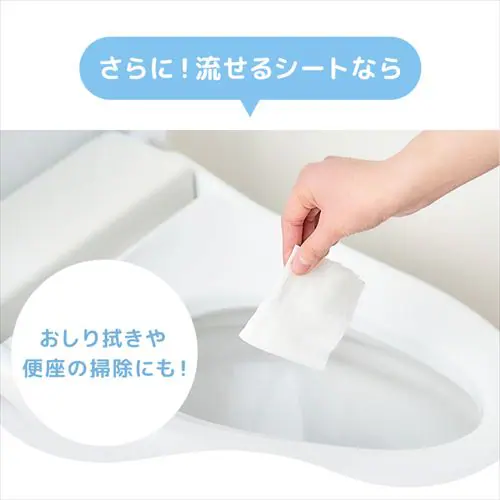 ミニ流せるウェットシート minim 8枚入×6個 POF-6PN_7