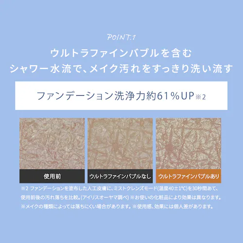 MiCOLA ウルトラファインバブル クレンジングシャワーヘッド シェルホワイト_11