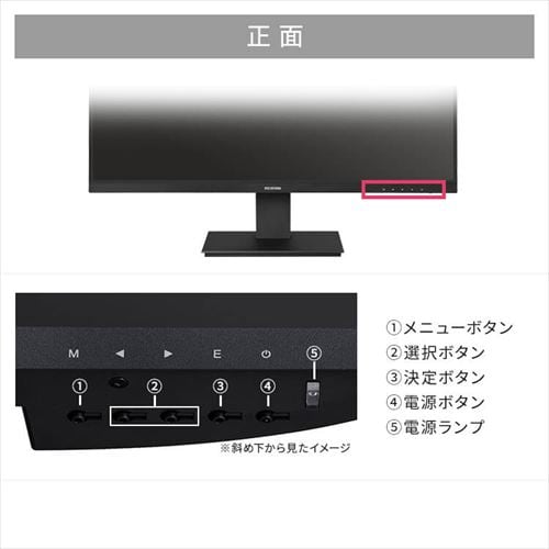 液晶ディスプレイ 27インチ LUCA ILD-D27FHT-B ブラック +