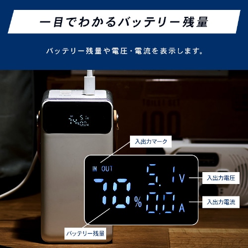 モバイルバッテリー 持ち運び充電器 大容量 60000mAh バッテリー
