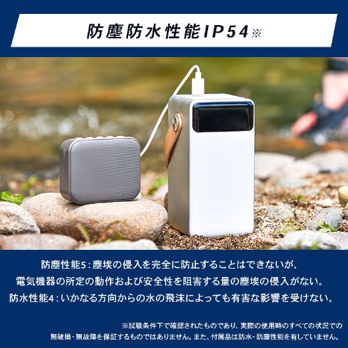 ���o�C���o�b�e���[ �����^�я[�d�� ��e�� 60000mAh �o�b�e���[�X�e�[�V���� IBT-A60100-W �z���C�g_10