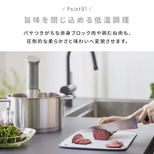 低温調理器 LTC-04-H ウォームグレー_3