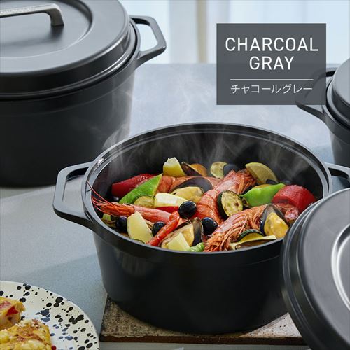 鍋 無加水鍋 26cm IH/ガス火対応 COTOCO SMKSN-S26 ビーツレッド