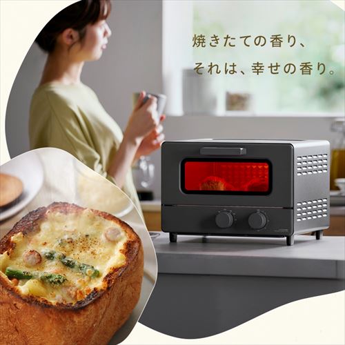トースター オーブントースター 4枚焼き EOT-401-C アイボリー 108140