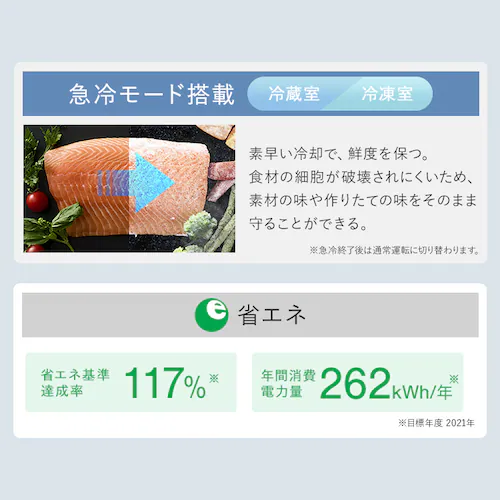 冷蔵庫 153L 大冷凍容量60L 自動霜取り 一人暮らし 2ドア 家庭用 幅50cm IRSN-HF15A-W ブラック+床保護マット_10