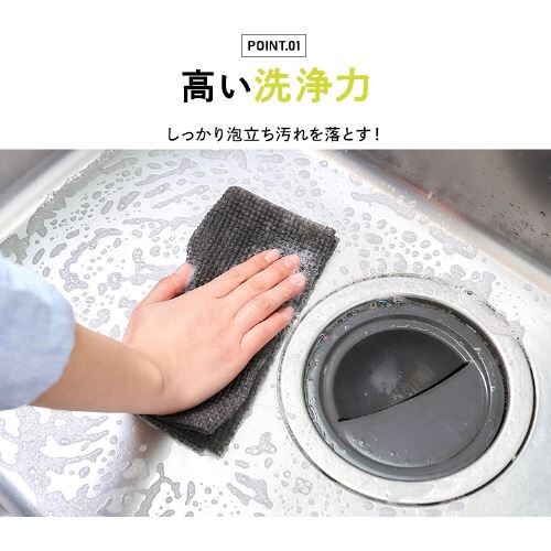 スクラブクロス ハーフカット SCH-R40G グレー_3