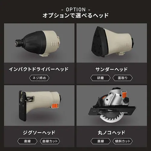 ���V���i�� �}���`�M�A �[�d���h�����h���C�o�[�Z�b�g 10.8V JM10DRS �T���h�x�[�W���{�T���_�[�w�b�h�{�W�O�\�[�w�b�h_5