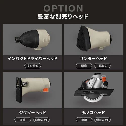 �h�����h���C�o�[�w�b�h �}���`�M�A�V���[�Y 10.8V JM10DR �T���h�x�[�W���y�t���ւ��w�b�h�z_9