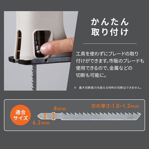 ジグソーヘッド マルチギア 10.8V JM10JG サンドベージュ DIY 組み立て