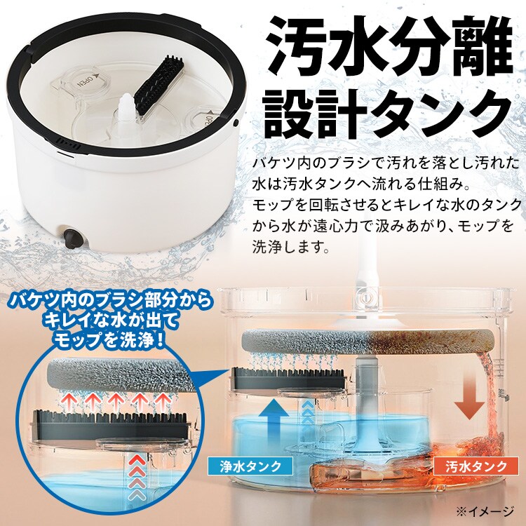 モップ + 三角ヘッド KMT-CWT 【KMT-CW専用】 108435│アイリス