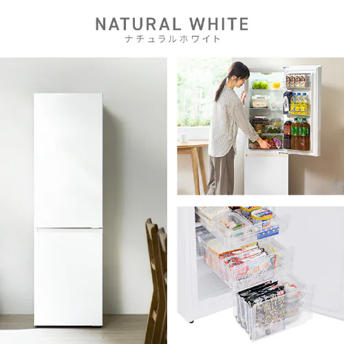 �①�� 170L ���X���� ��؃P�[�X���� ��l��炵 �ƒ�p 2�h�A IRSD-17A-WH �i�`�������z���C�g_15