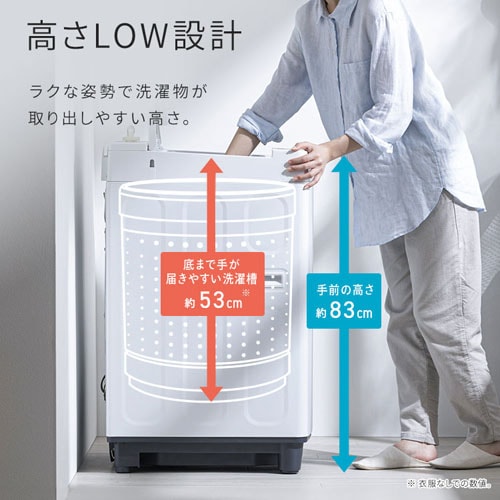 洗濯機 7kg 設置費込み コンパクト 部屋干し時間短縮モード 一人暮らし