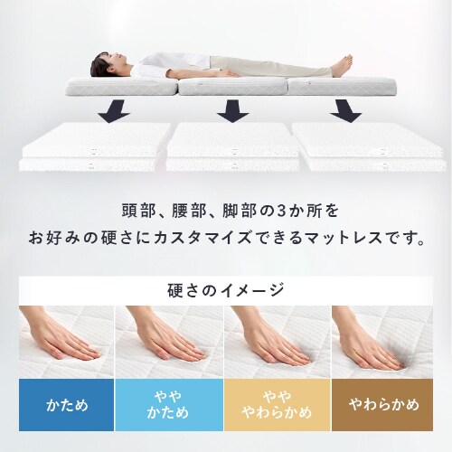 �}�b�g���X �V���O�� �G�A���[�}�b�g���X ���R�ɐQ�S�n�J�X�^�}�C�Y �ۂ��Ɛ􂦂� ������ ����11cm �J�X�^���G�A���[ CM11A-S_15