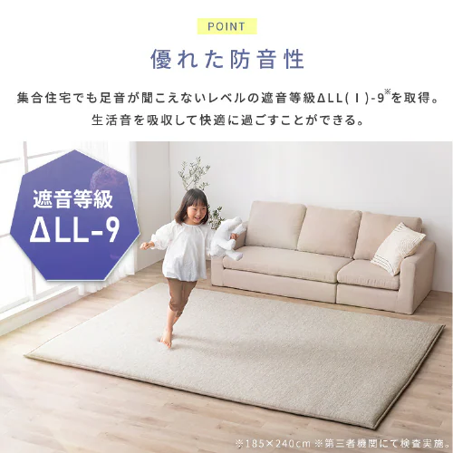 ���O ���E�N�b�V�������O 185cm�~185cm 2�� ����3cm �ڐG�⊴�W�F���^�C�v Q-MAX�l0.402 �u���[ ACRRG-1818_6