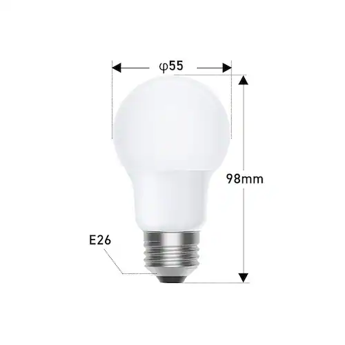 LED�d�� E26 �S���� 60�`���� �����F LDA5N-G/W-6T9 _8