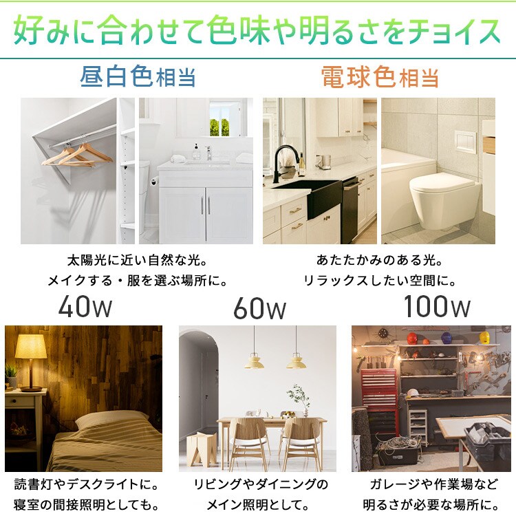 10個】LED電球 E26 全方向 100形相当 昼白色 2個セット LDA10N-G/W