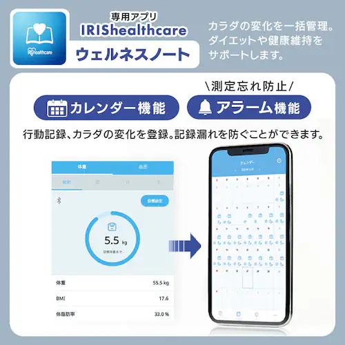 上腕式血圧計 IBPM-BUA03-W ホワイト_5