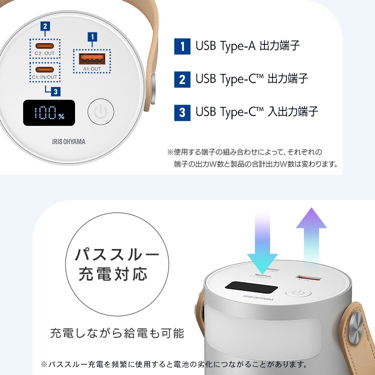 モバイルバッテリー 持ち運び充電器 40000mAh バッテリーステーション