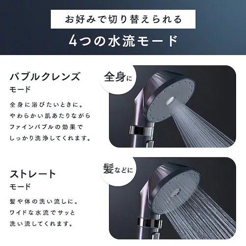 【おまけ付き】ウルトラファインバブル クレンジングシャワーヘッド SHJ-M01-W シェルホワイト_9