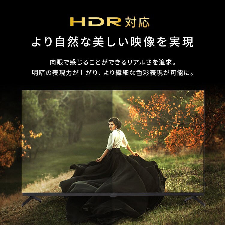 LUCA 液晶テレビ GoogleTV搭載 43V型 4K HDR LT-43UGX-F1 112081