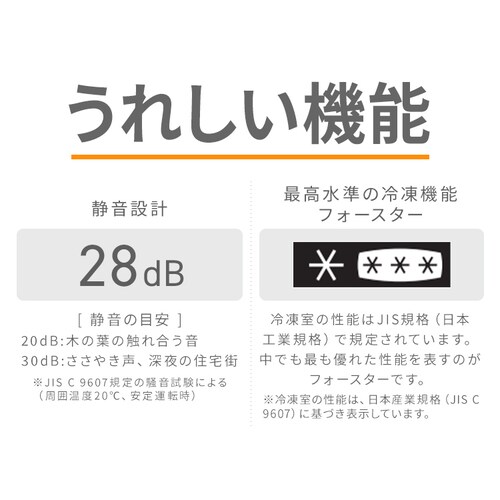 �Ⓚ�� 150L ���X���� ��������� IUSN-S15A-W �y�X�L�}�b�N�X�z_10