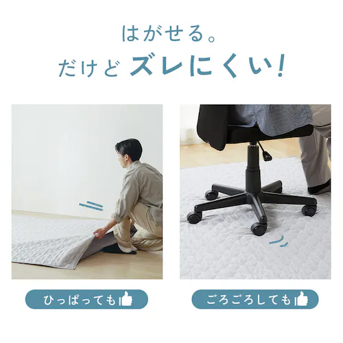 ���O �A���_�[���O�P�i �͂����Đ􂦂郉�O �t�ďH�~�g���郉�O 170cm�~170cm 2�� ����1cm �n�K�b�V�� Hagash HAGU10-1818_7