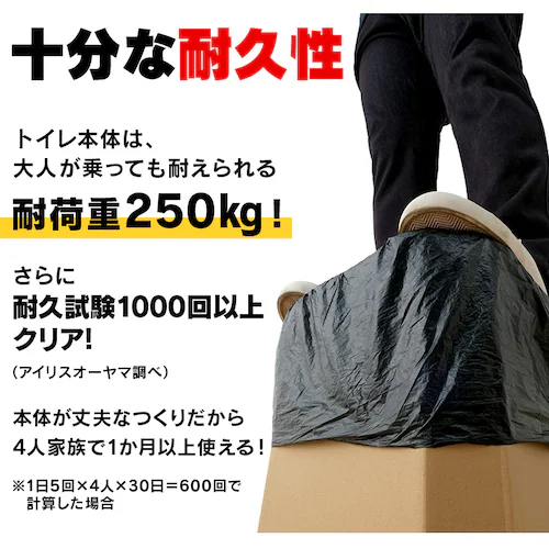 簡易段ボールトイレ DKT-10 _5