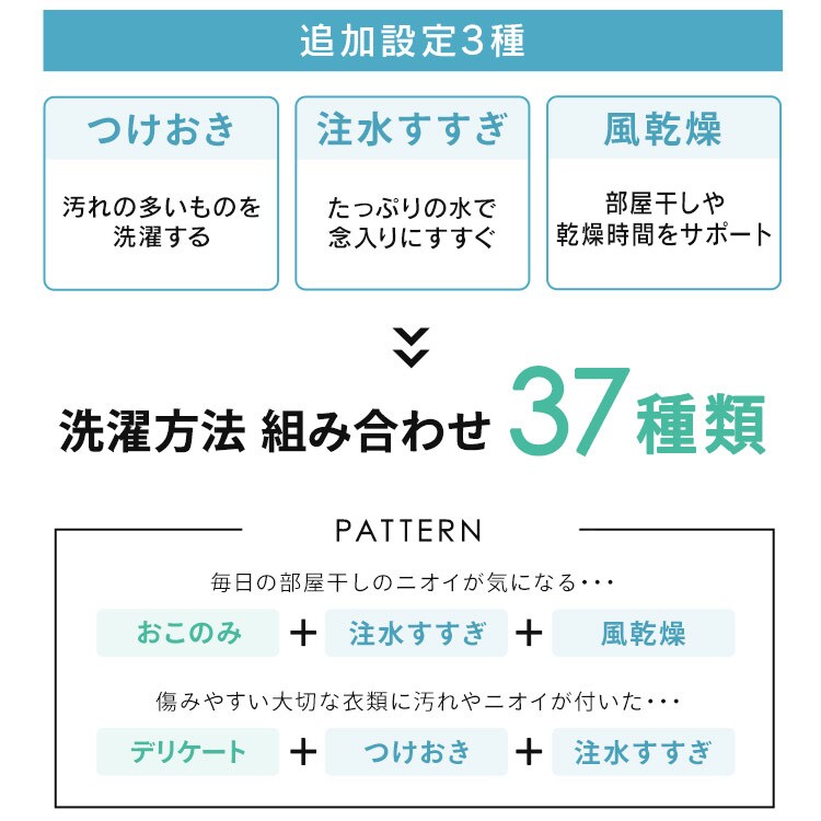 洗濯機 6kg 設置費込み OSH fit ガチ落ち極渦洗浄 ラクとれLOW設計