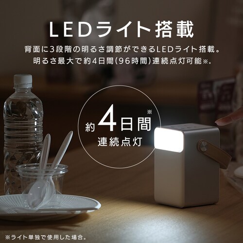 ���o�C���o�b�e���[ �����^�я[�d�� �y�� �R���p�N�g 32000��Ah �o�b�e���[�X�e�[�V����mini IBT-A32100-W �z���C�g_11