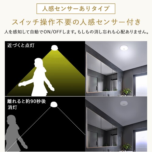 ���^�V�[�����O���C�g ���` 1200lm �����F �l���Z���T�[�t SCL12N-MS-U2_8