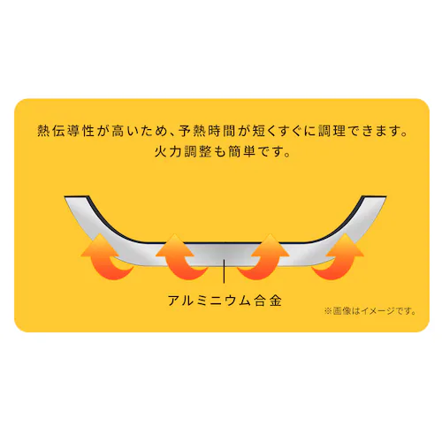 �_�C�������h�R�[�g�p�� �t���C�p��26cm IH�E�K�X�ΑΉ� NTF-SEI26F �u���b�N���^���b�N_5